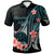 Marshall Islands Polo Shirt Turquoise Polynesian Hibiscus Pattern Style Unisex Turquoise - Polynesian Pride