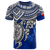 Tonga T Shirt Tonga Tonga Coat of Arms Turtle Hibiscus Blue Unisex Blue - Polynesian Pride