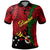 Papua New Guinea Simbu Province Polynesian Polo Shirt Tribal Wave Tattoo Unisex Red - Polynesian Pride