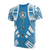 Northern Mariana Islands T Shirt C N M I Flag Polynesian Tattoo Blue Style Unisex Blue - Polynesian Pride