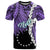 Pohnpei Nett Micronesia T Shirt Tribal Wave Tattoo Unisex Purple - Polynesian Pride