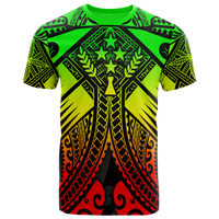 Kosrae T Shirts Reggae Seal with Polynesian Tattoo Unisex Reggae - Polynesian Pride