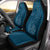 Guam Car Seat Covers - Hafa Adai Pattern Style Universal Fit Blue - Polynesian Pride