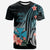 Wallis and Futuna T Shirt Turquoise Polynesian Hibiscus Pattern Style Unisex Art - Polynesian Pride