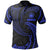 Samoa Polynesian Polo Shirt Blue Tribal Wave Unisex Blue - Polynesian Pride