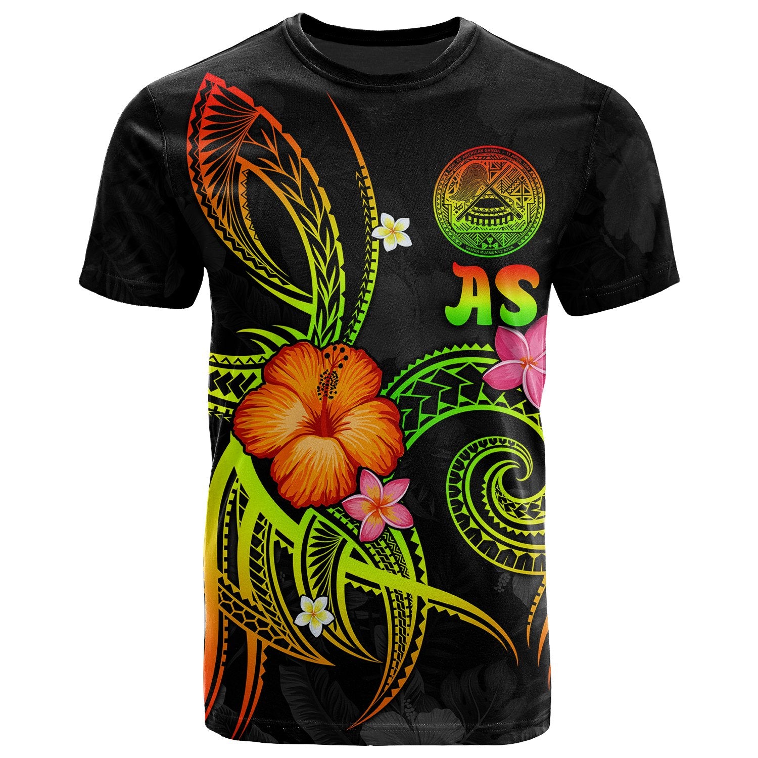 American Samoa Polynesian T Shirt Legend of American Samoa (Reggae) Unisex Art - Polynesian Pride