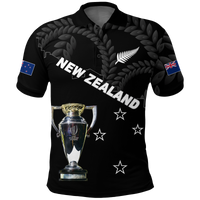 New Zealand Champions Rugby 2022 Polo Shirt LT12 Black - Polynesian Pride