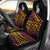 New Caledonia Car Seat Cover - Special Polynesian Ornaments Universal Fit Black - Polynesian Pride
