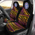 Northern Mariana Islands Car Seat Cover - Special Polynesian Ornaments Universal Fit Black - Polynesian Pride