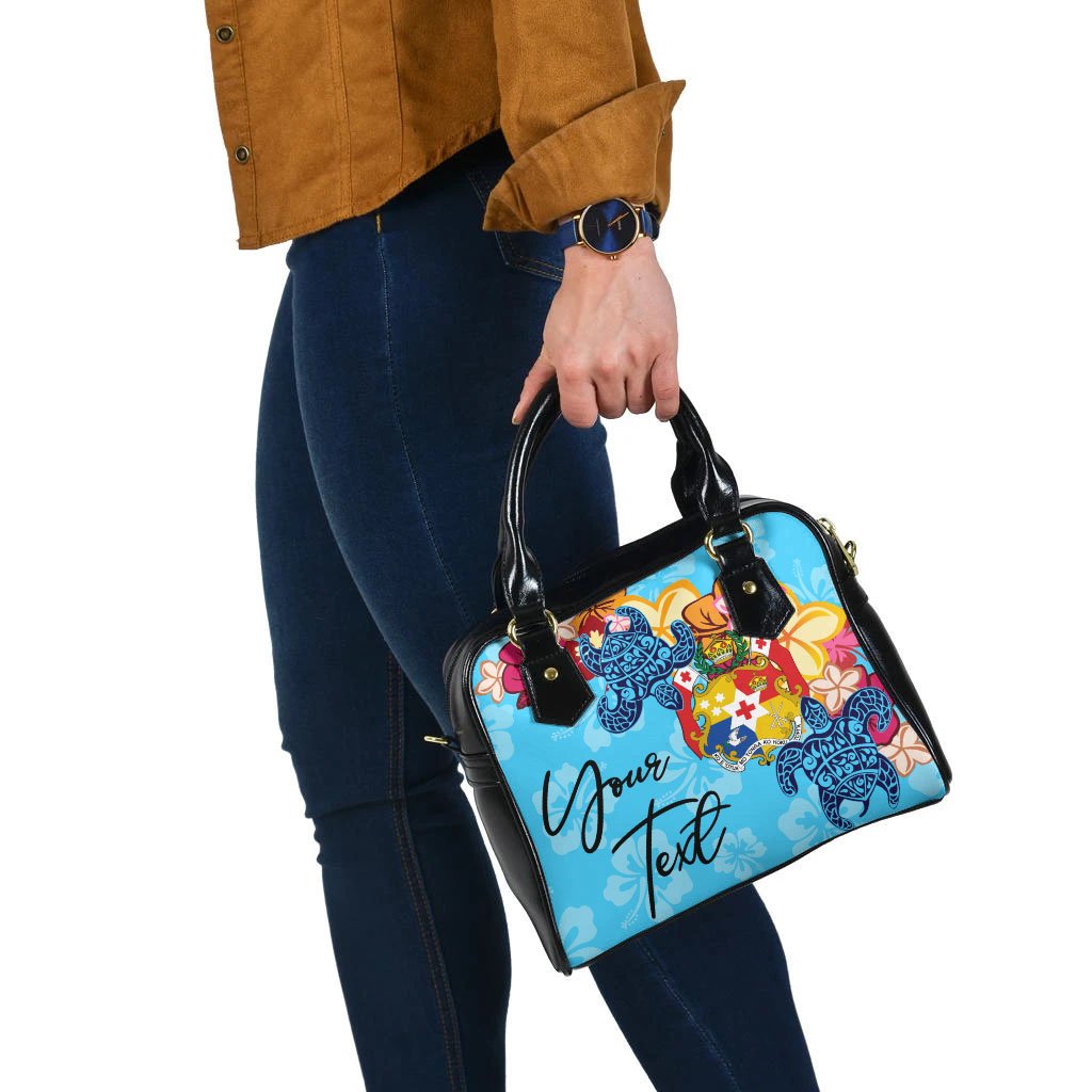 Tonga Custom Personalised Shoulder Handbag - Tropical Style - Polynesian Pride