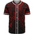 Marshall Islands Baseball Shirt - Red Color Cross Style Unisex Black - Polynesian Pride
