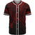 New Caledonia Baseball Shirt - Red Color Cross Style Unisex Black - Polynesian Pride