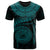 American Samoa Polynesian T Shirt American Samoan Waves (Turquoise) Unisex Art - Polynesian Pride