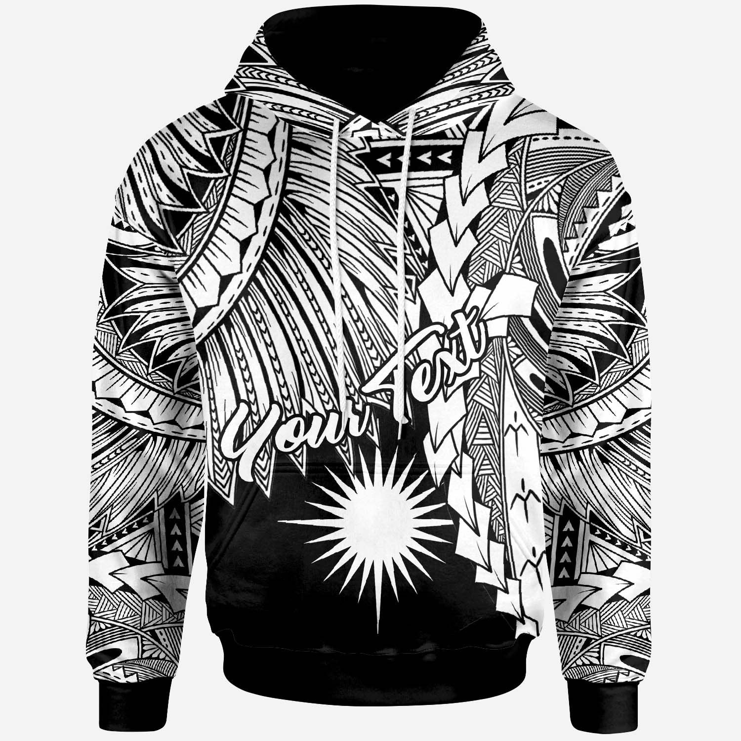 marshall-islands-polynesian-custom-personalised-hoodie-tribal-wave-tattoo-white