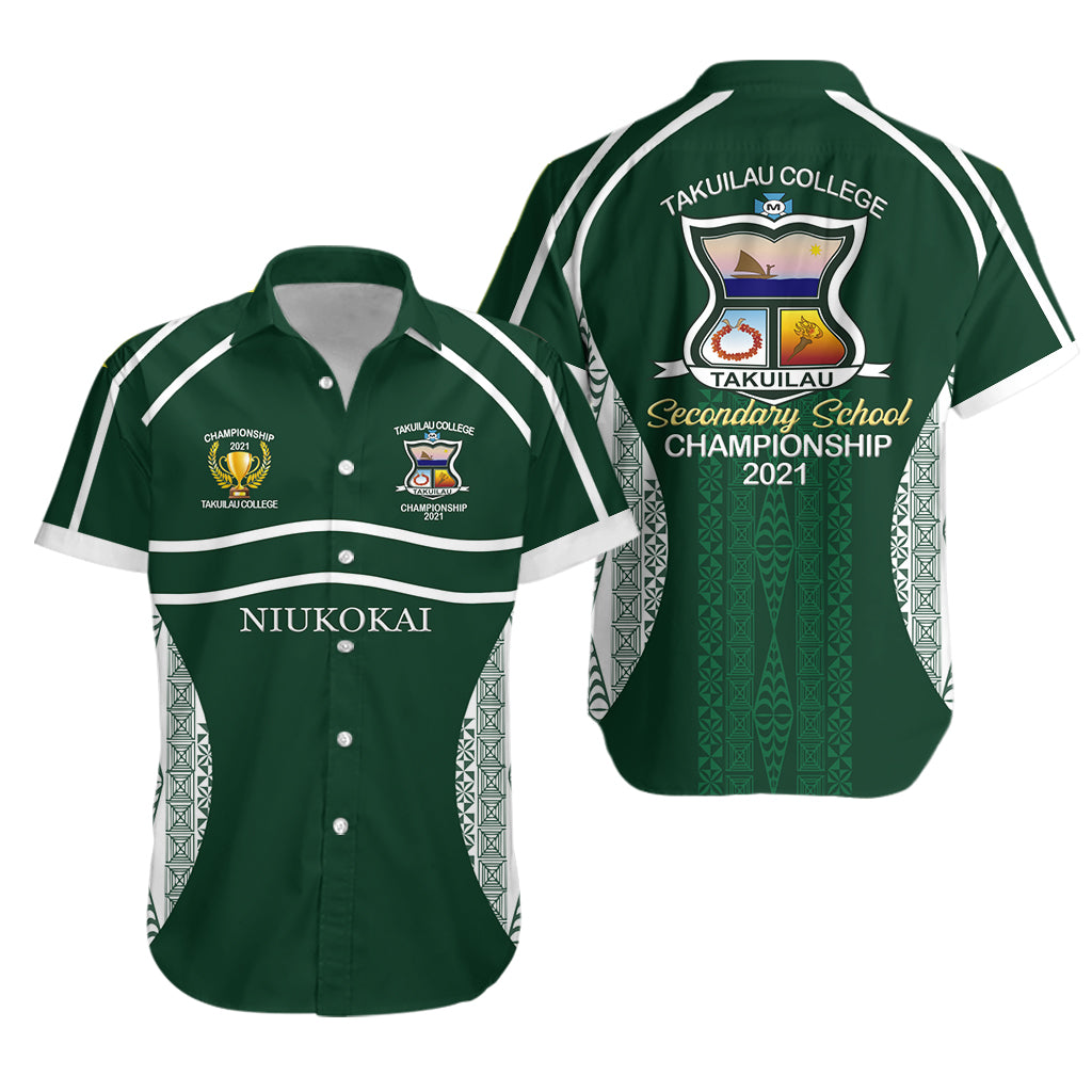 Takuilau College Championship 2021 Hawaiian Shirt - LT12 Unisex Green - Polynesian Pride