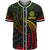 Tahiti Polynesian Baseball Shirt - Reggae Tribal Wave Unisex Reggae - Polynesian Pride