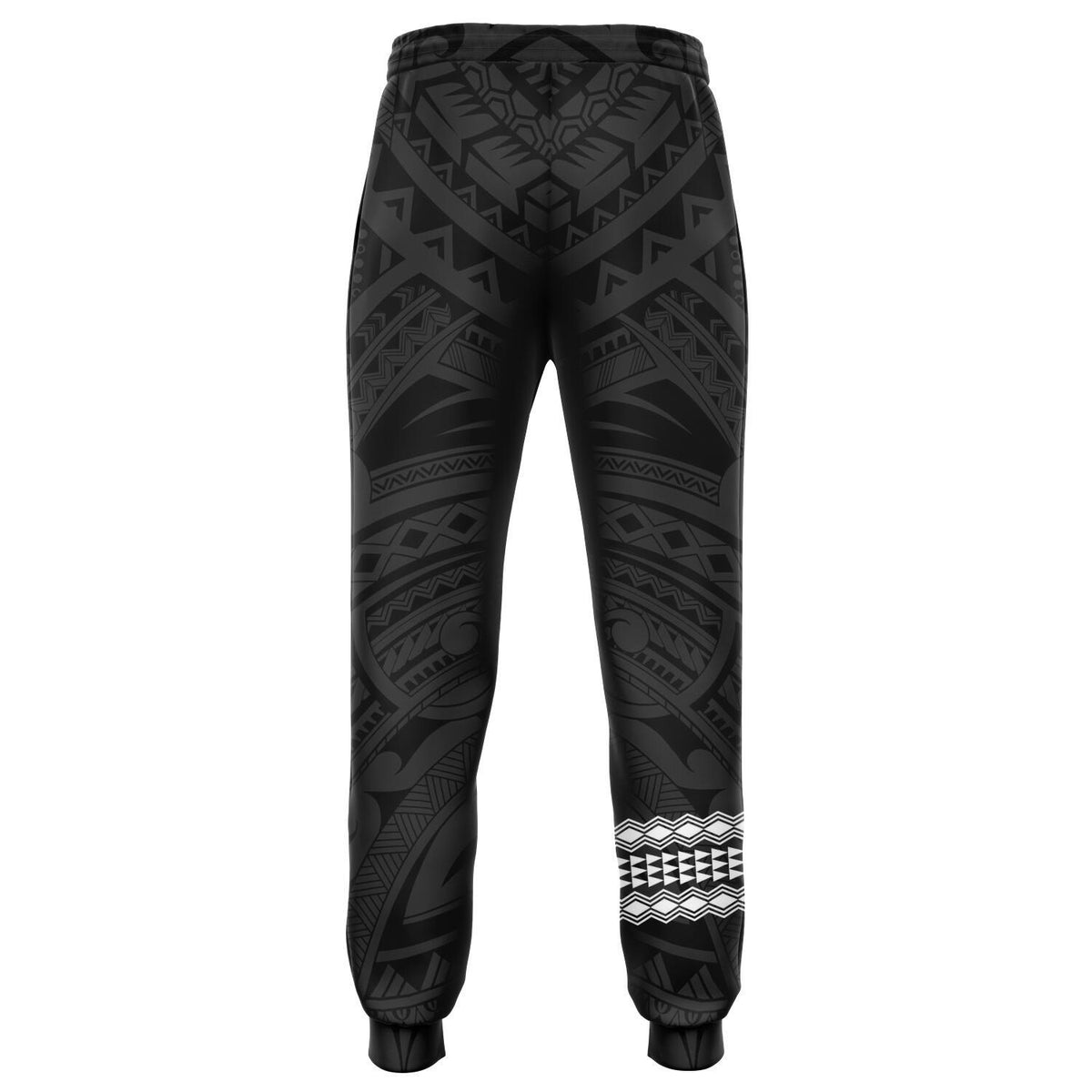 Hawaii Kanaka Map Gray Kakau Joggers - Polynesian Pride