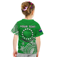 (Custom Personalised) Rarotonga Cook Islands Polynesian Turtle Art Kid T Shirt LT14 - Polynesian Pride