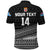 (Custom Text and Number) Fiji Sevens Rugby Fijian 7s Black Tapa Polynesian Art Polo Shirt LT14 - Polynesian Pride