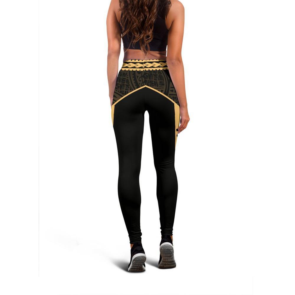 Tahiti Active 5th Leggings A16 - Polynesian Pride