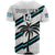 (Custom Text and Number) Fiji Rugby Tapa Pattern Fijian 7s White T Shirt LT14 - Polynesian Pride