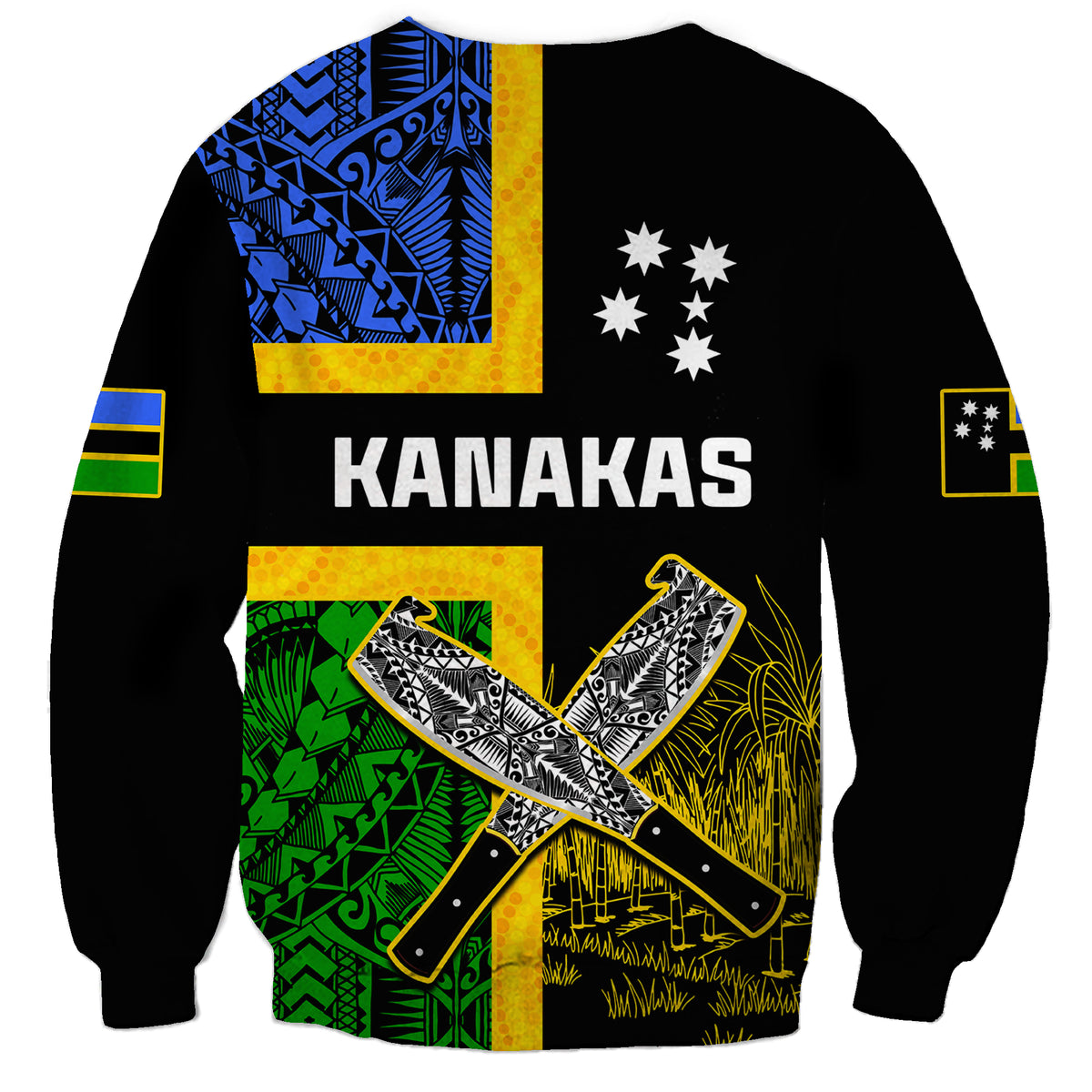 Australian South Sea Islanders Flag Style Sweatshirt LT14 - Polynesian Pride