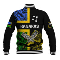 Australian South Sea Islanders Flag Style Baseball Jacket LT14 - Polynesian Pride