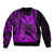 Kakau Polynesian Tribal Hawaiian Turtle with Kanaka Maoli Purple Bomber Jacket LT9 - Polynesian Pride