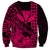 Kakau Polynesian Tribal Hawaiian Turtle with Kanaka Maoli Pink Sweatshirt LT9 - Polynesian Pride