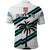 Fiji Rugby Tapa Pattern Fijian 7s White Polo Shirt LT14 - Polynesian Pride