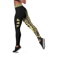 Yap Rising Leggings (Gold) A6 - Polynesian Pride