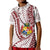 Tonga Emancipation Day Polo Shirt Kupesi Pattern No.2 White LT9 Kid - Polynesian Pride