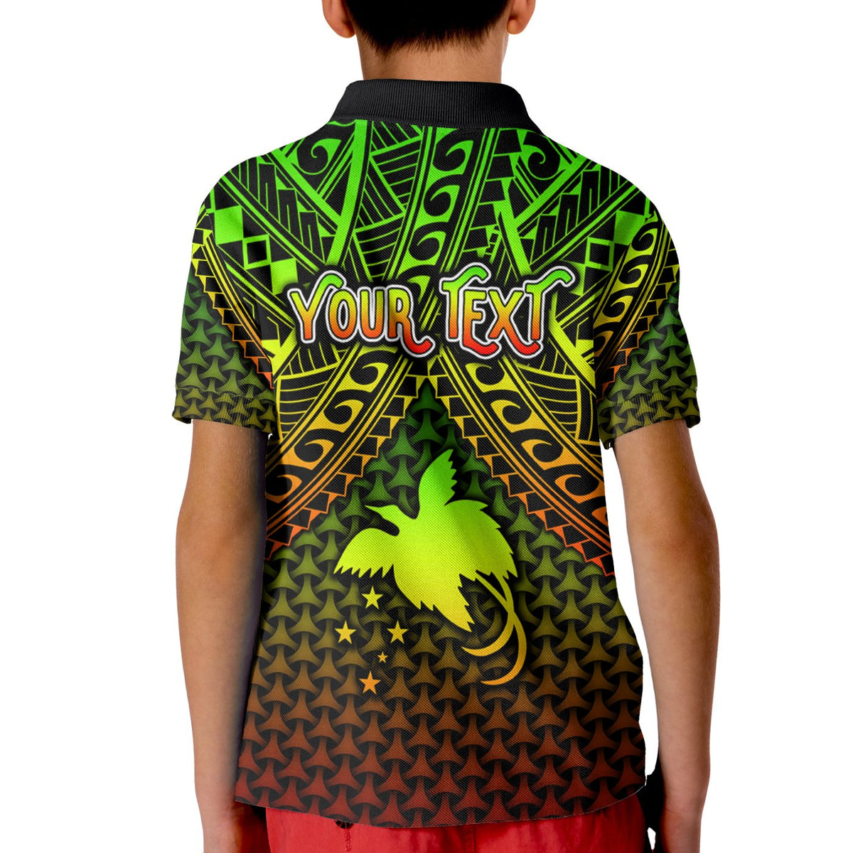 Polynesian Papua New Guinea Custom Polo Shirt Reggae Vintage Polynesian Patterns - Polynesian Pride