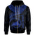 Tokelau Polynesian Custom Zip up Hoodie Tokelau Waves (Blue) Unisex Blue - Polynesian Pride