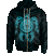 Tahiti Polynesian Zip up Hoodie Vintage Polynesian Turtle (Turquoise) Unisex Turquoise - Polynesian Pride