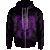 Tahiti Polynesian Zip up Hoodie Vintage Polynesian Turtle (Purple) Unisex Purple - Polynesian Pride
