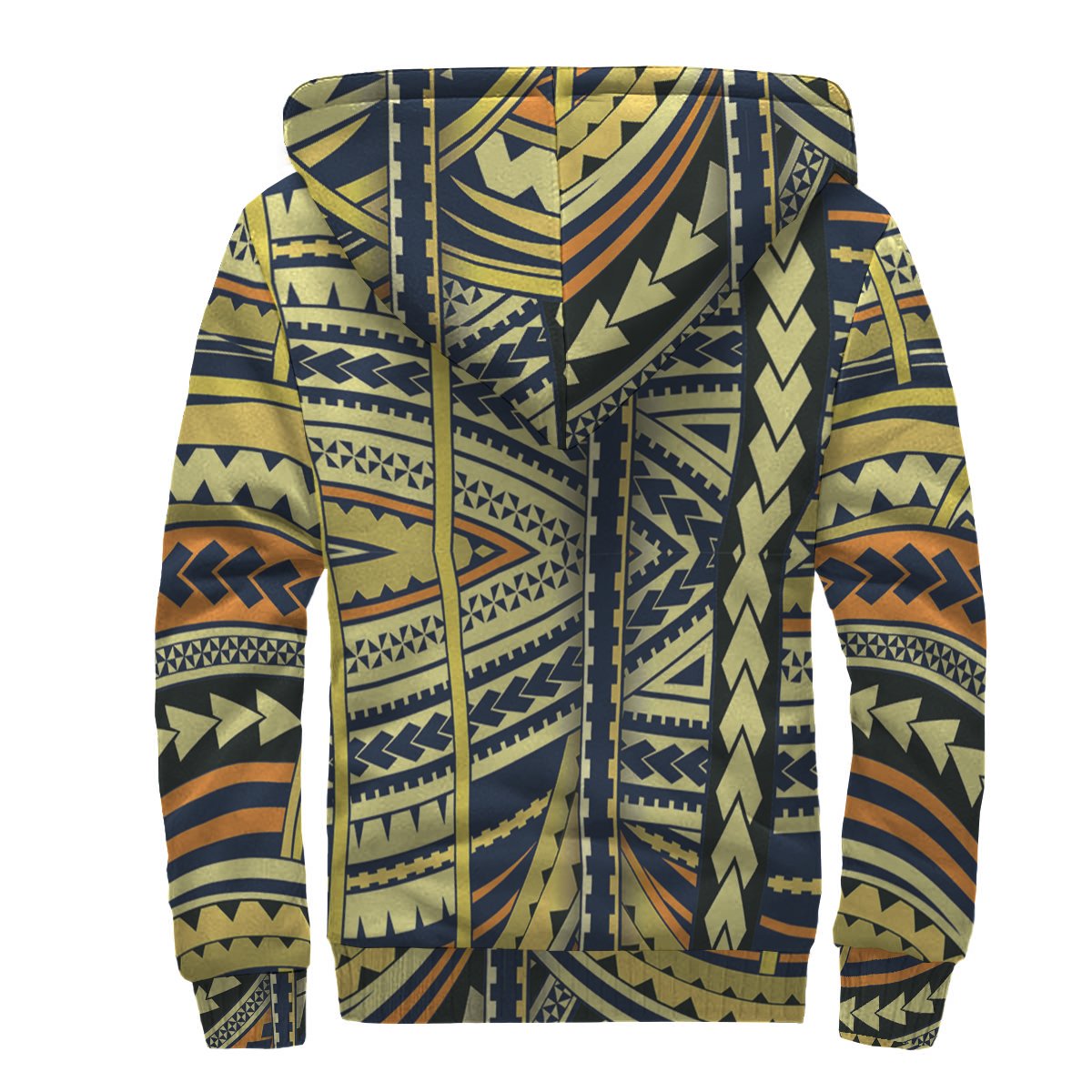 Wonder Yellow Polynesian Sherpa Hoodie - Polynesian Pride