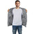 Black White Polynesian Inside Print Zip Hoodie - Polynesian Pride