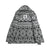 Pattern Polynesian Inside Print Zip Hoodie - Polynesian Pride