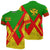 Kanaka Maoli Flag Polynesian T Shirt Cross Style Unisex Green - Polynesian Pride
