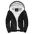 Hawaii Sherpa Hoodie - Frida Style - Gray Black - Polynesian Pride