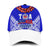 Toa Samoa Rugby Classic Cap Manu Siva Tau Style Ulafala Ver.06 LT13 Classic Cap Universal Fit Blue - Polynesian Pride