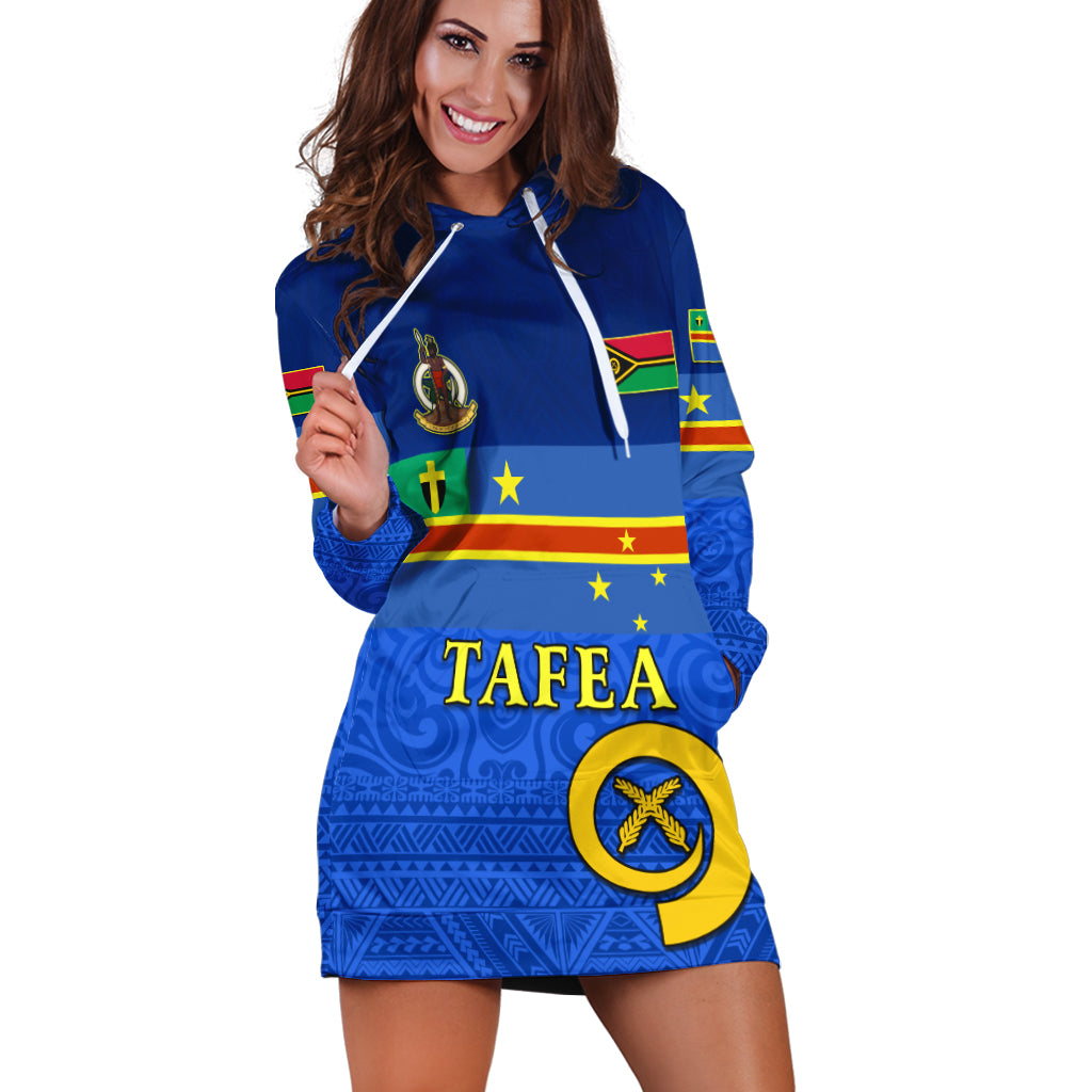 (Custom Personalised) Tafea Province Hoodie Dress Vanuatu Proud LT13 - Polynesian Pride