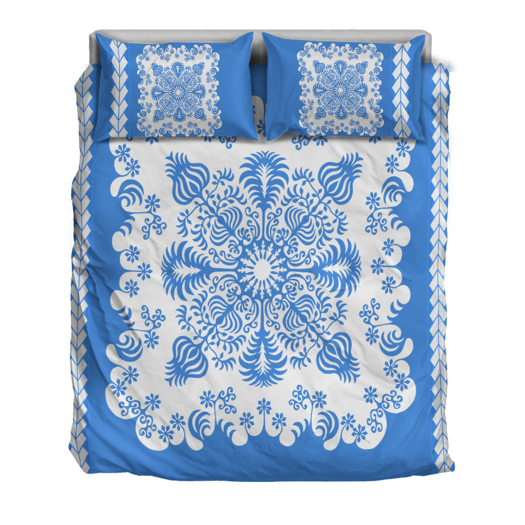 Hawaii Bedding Set Pattern Version Special Blue LT13 - Polynesian Pride