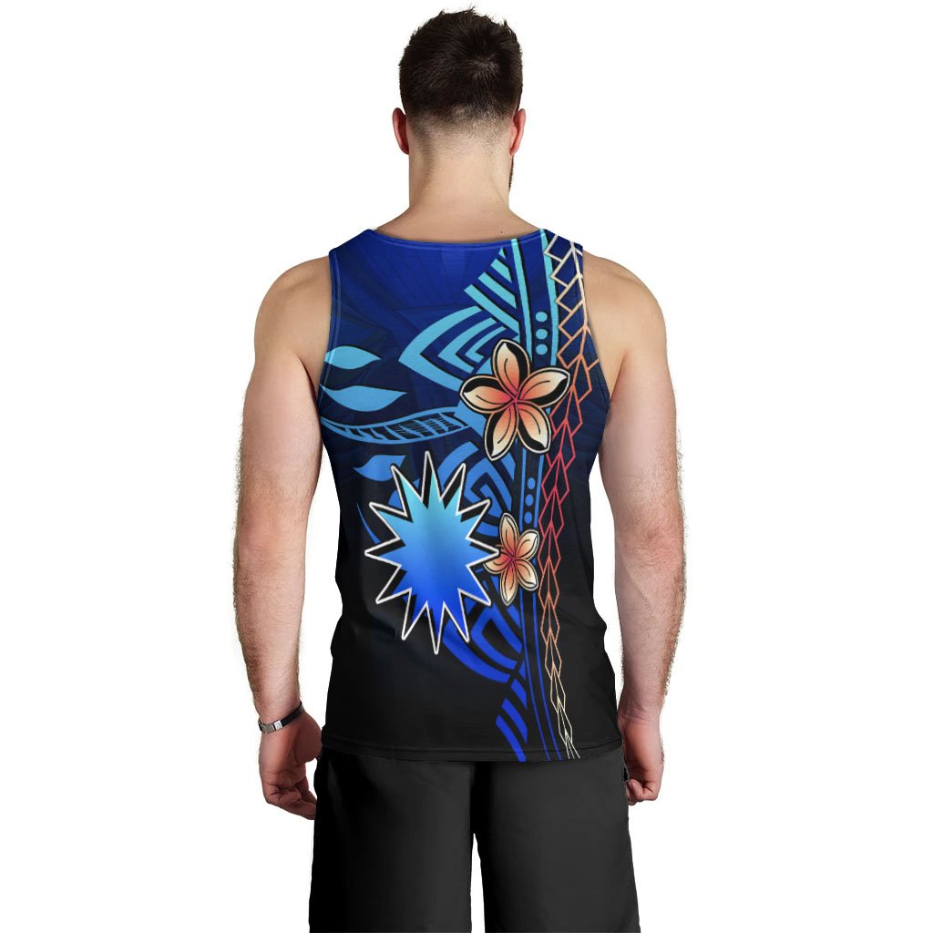 Nauru Men's Tank Top - Vintage Tribal Mountain - Polynesian Pride