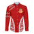 Kolisi Tonga Hawaii Long Sleeve Button Shirt LT13 Unisex Red - Polynesian Pride