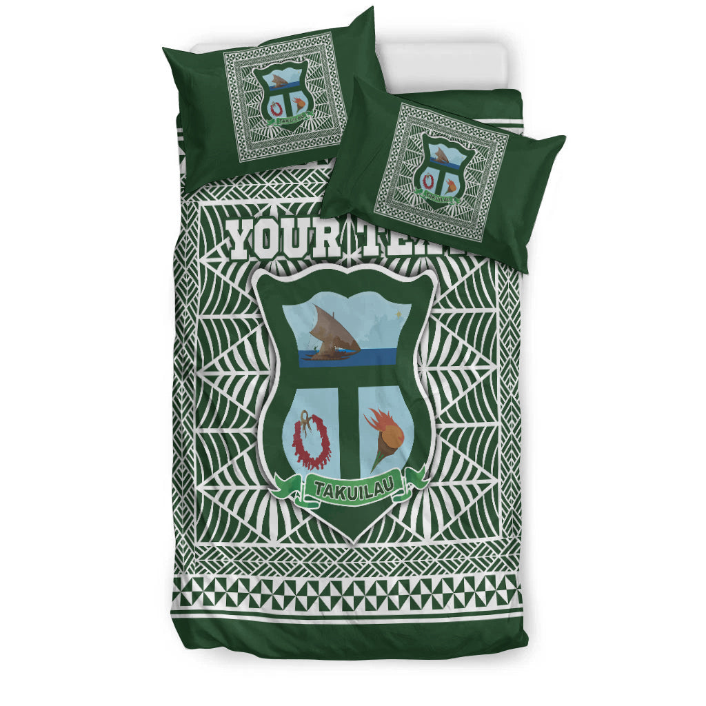 (Custom Personalised) Takuilau College Bedding Set Tonga Pattern LT4 - Polynesian Pride