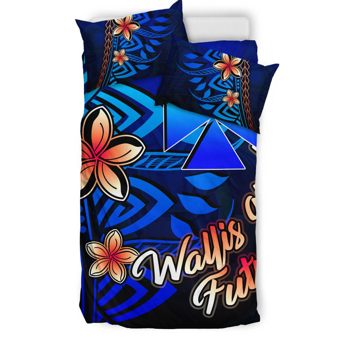 Wallis and Futuna Bedding Set - Vintage Tribal Mountain - Polynesian Pride