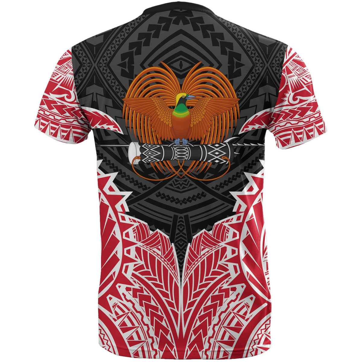 Papua New Guinea Premium T Shirt Papua New Guinea Flag Polynesian Tattoo - Polynesian Pride