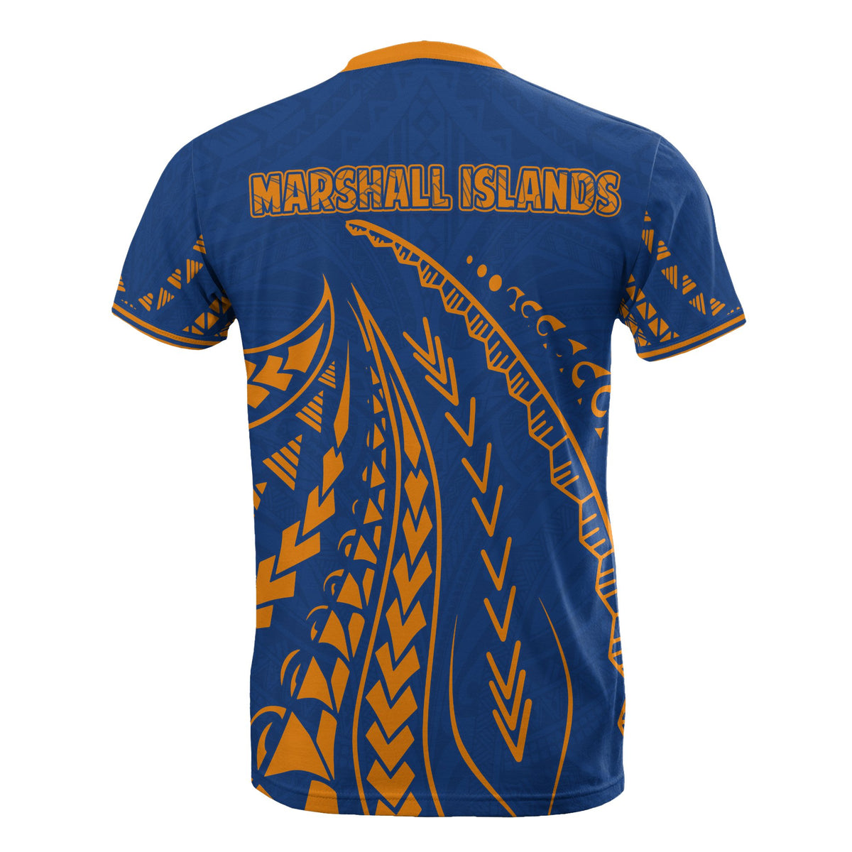 Marshall Islands T Shirt Marshall Islands Seal Swirling Style - Polynesian Pride